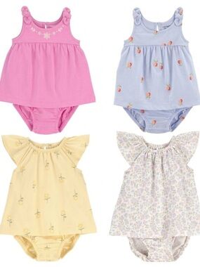 Carter's Baby Dresses 4 Pieces  Bundle 24 Months